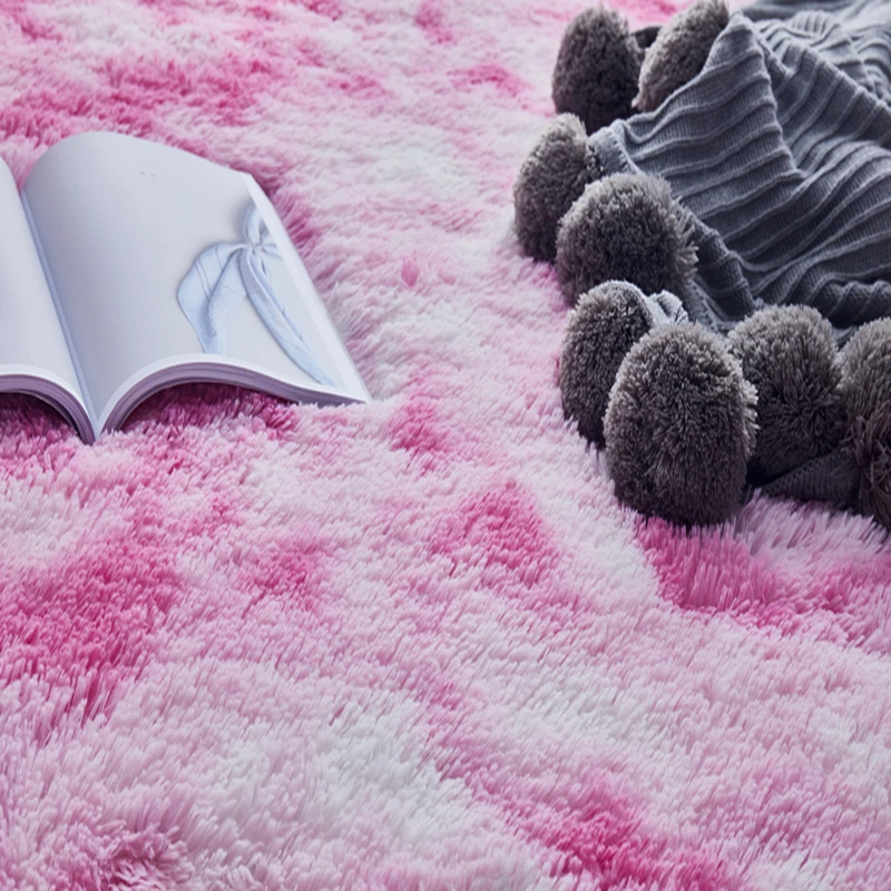 加厚长绒毛地毯客厅茶几卧室满铺房间床边毯家用榻榻米地垫可定制