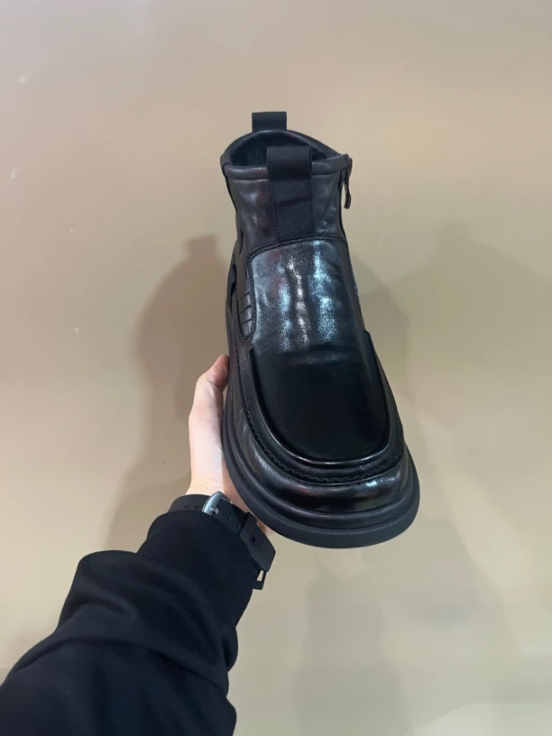 冬季新款男士休闲皮鞋