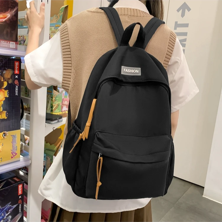 【平替好物】【Muusu】原宿小学生初中生撞色ins甜美淑女双肩包