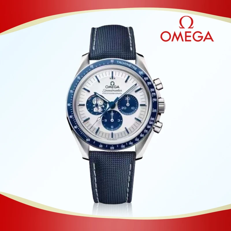 99新 Omega/欧米茄 超霸史努比三眼计时/42/公80900名表