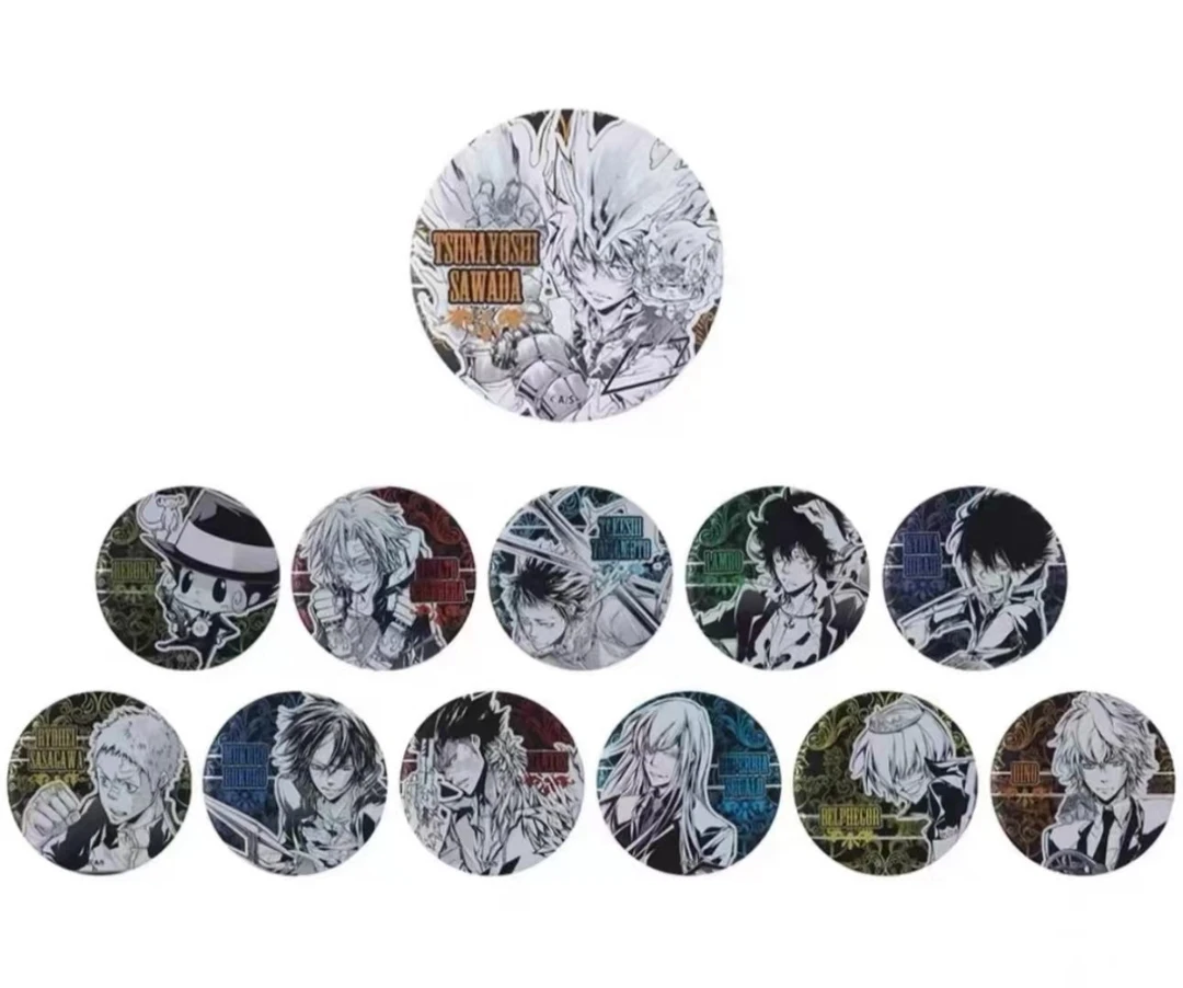 《八酱拆卡》家庭教师日版浮雕吧唧 盲盒(默认代拆)