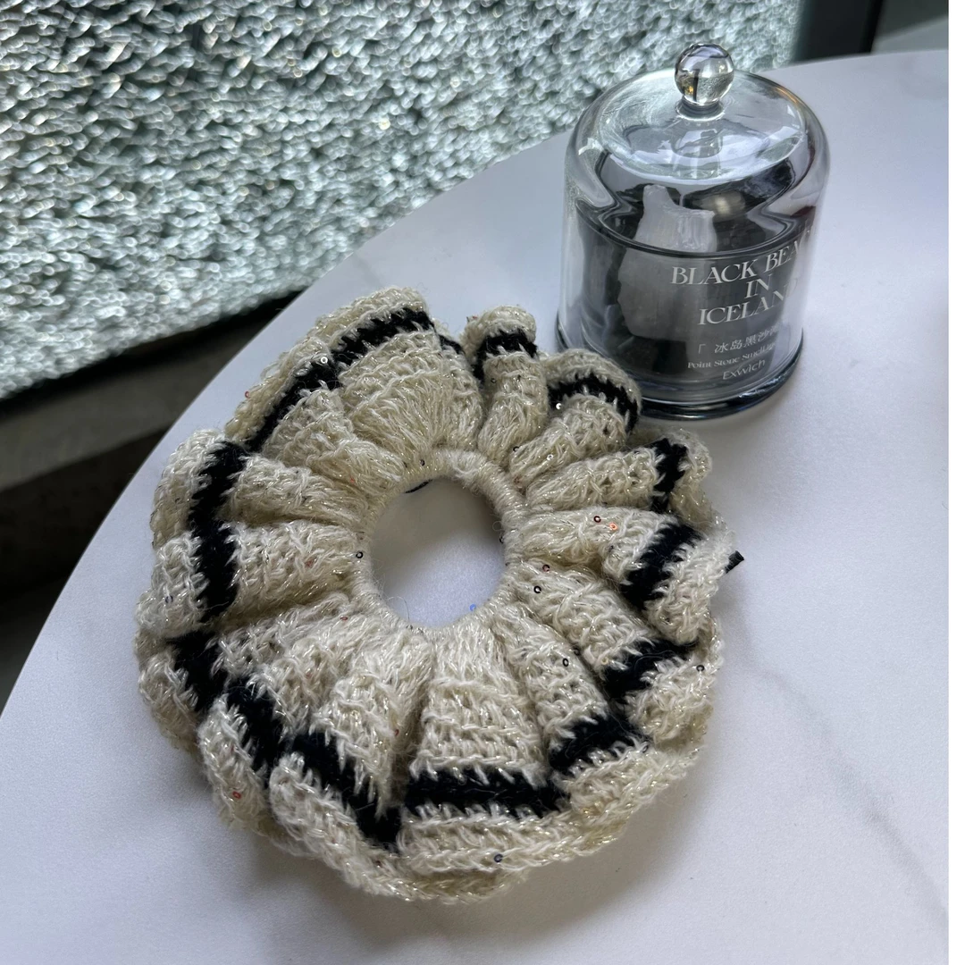 法式头发圈仙女高级感百搭简约ins韩版轻奢气质时尚冬经典小香风