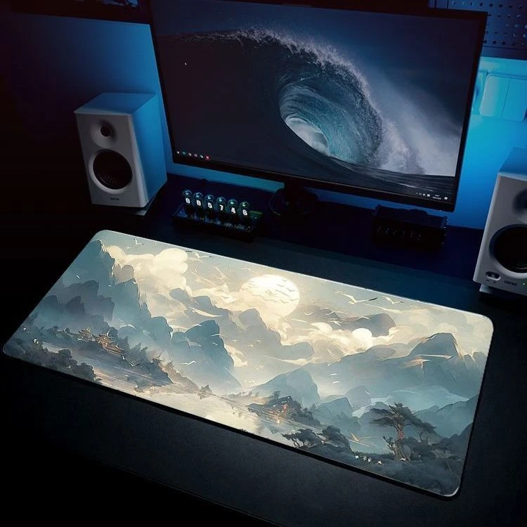 墨染超大加厚电竞CSGO游戏竞技大号电脑桌面键盘垫办公书桌垫男生