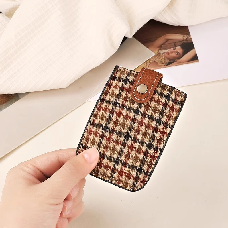 银行卡包抽拉式层叠式卡包防盗防磁收纳多卡位卡包抽拉式网红卡包