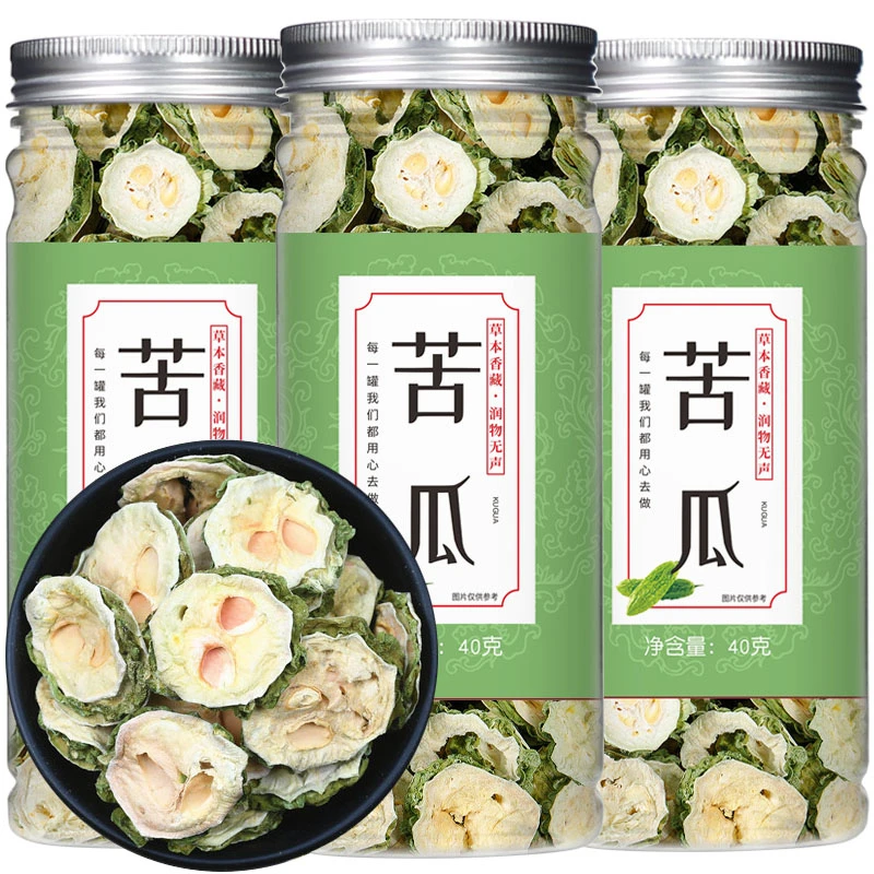 钰花满堂苦瓜茶代用茶苦瓜茶花茶苦瓜干泡水搭配子荷叶茶