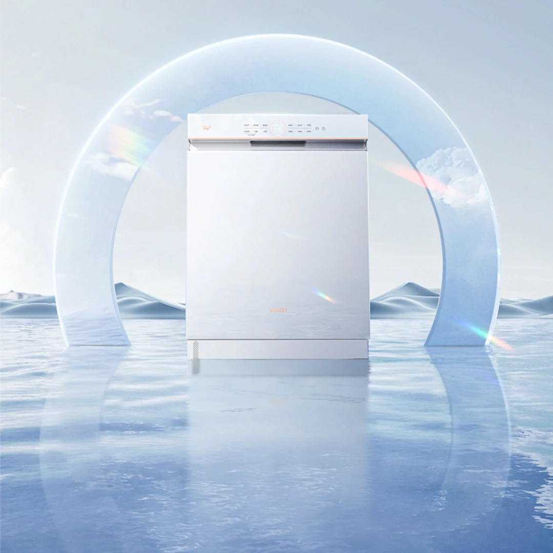 Vatti/华帝iQ15白色洗碗机15套5万Pa变频高水压分层洗五星级除菌