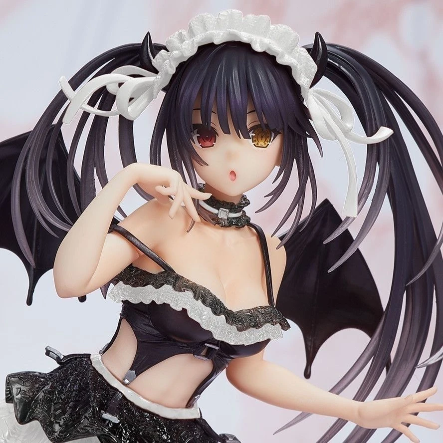 白色小恶魔时崎狂三手办摆件/19cm