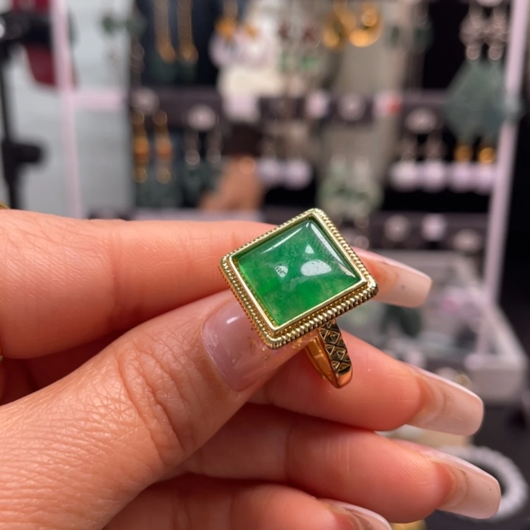 【闪购商品】翡翠耳饰银S925镶嵌