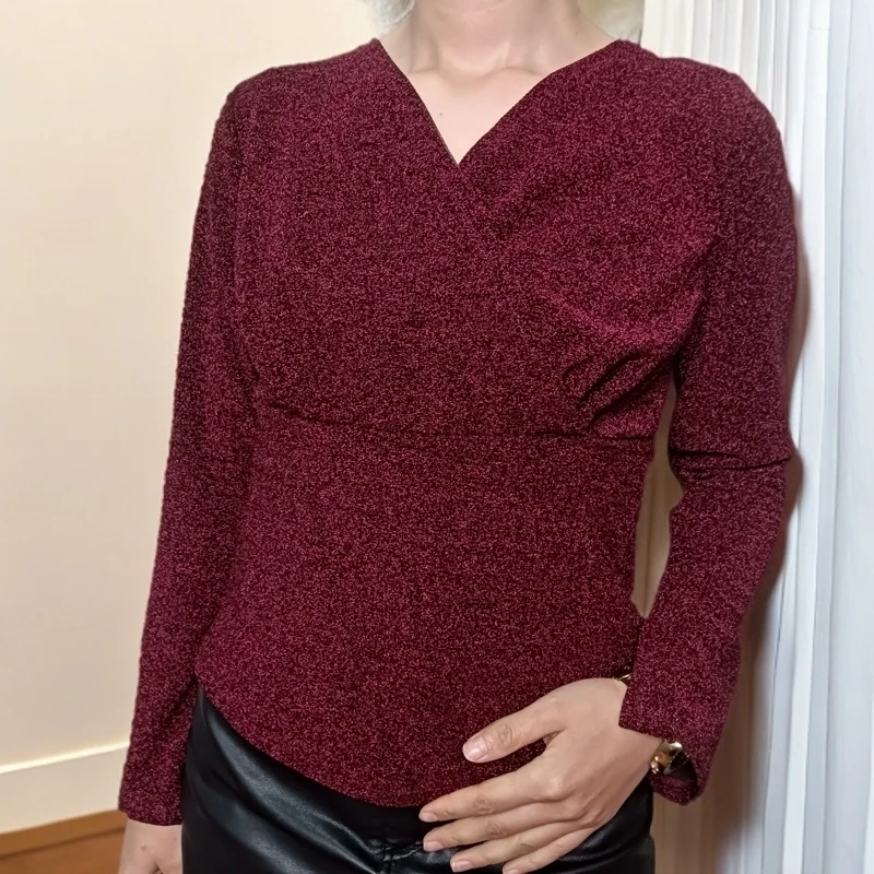 女士时尚修身上衣