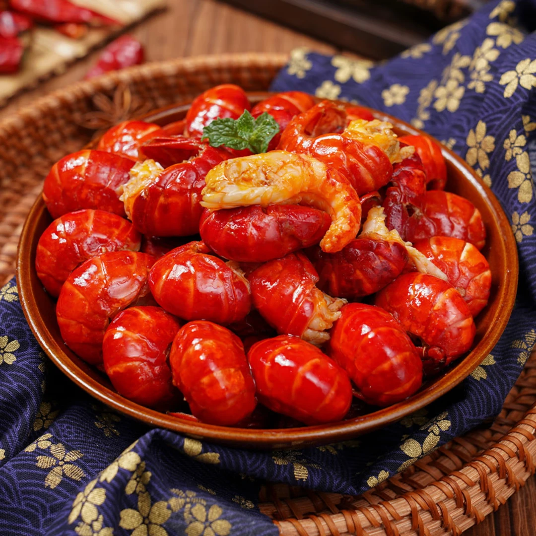 W新鲜现剥 头茬带黄龙虾尾鲜冻发货 6大包 400g*6包 斤/120-130粒