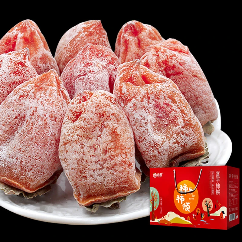 【超大果5斤礼盒】2024陕西富平柿饼流心吊柿饼糖心霜降柿子饼零食