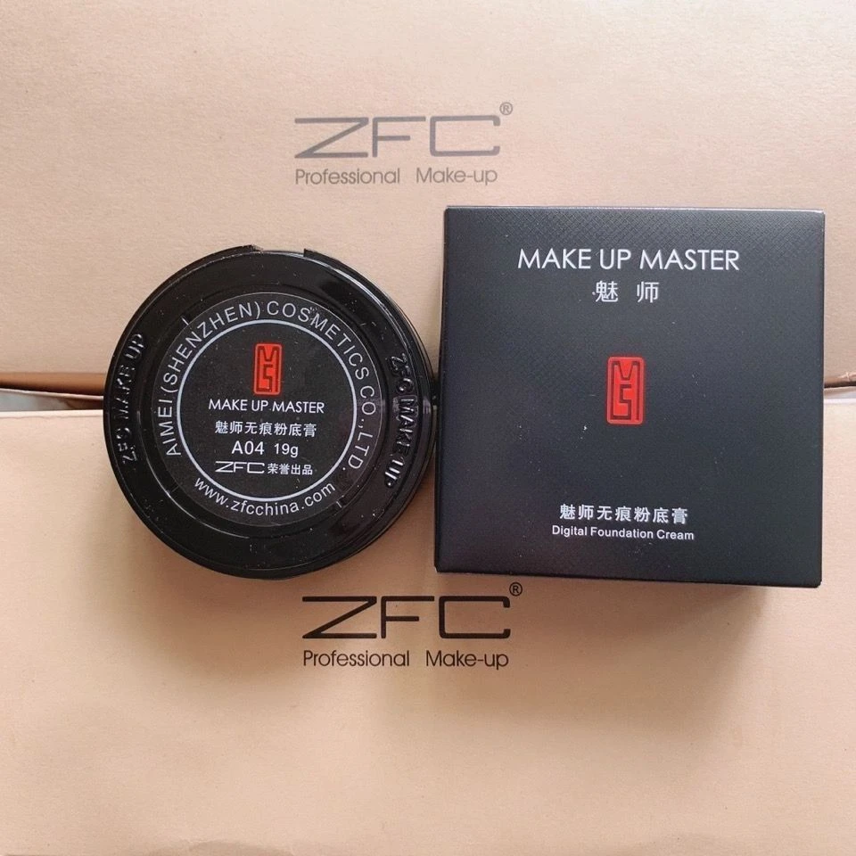 ZFC魅师无痕粉底膏轻薄丝滑质地上妆轻松服帖