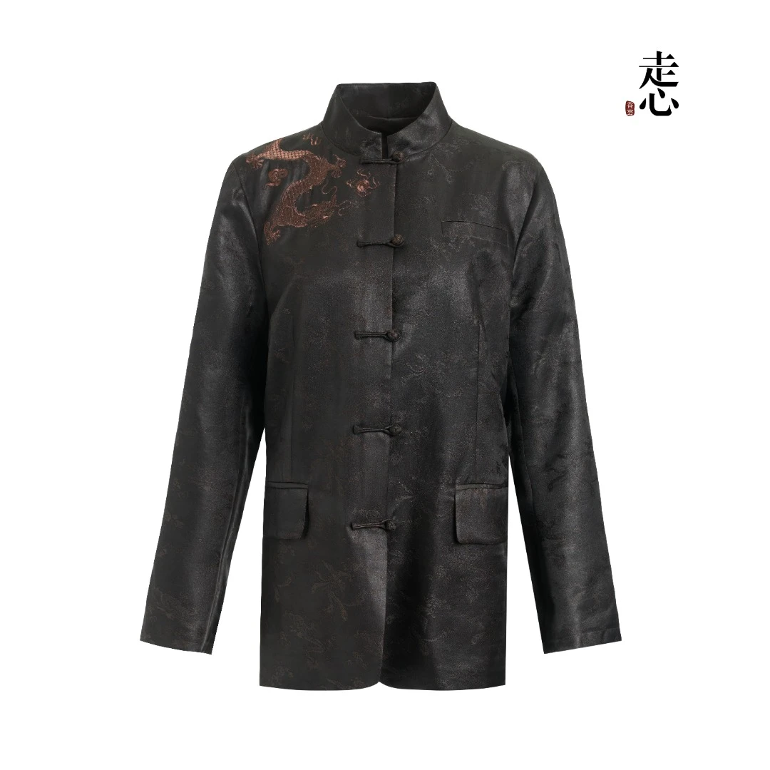 【香云走心】西装24ZM071春季中式中国风复古休闲春秋桑蚕丝高档