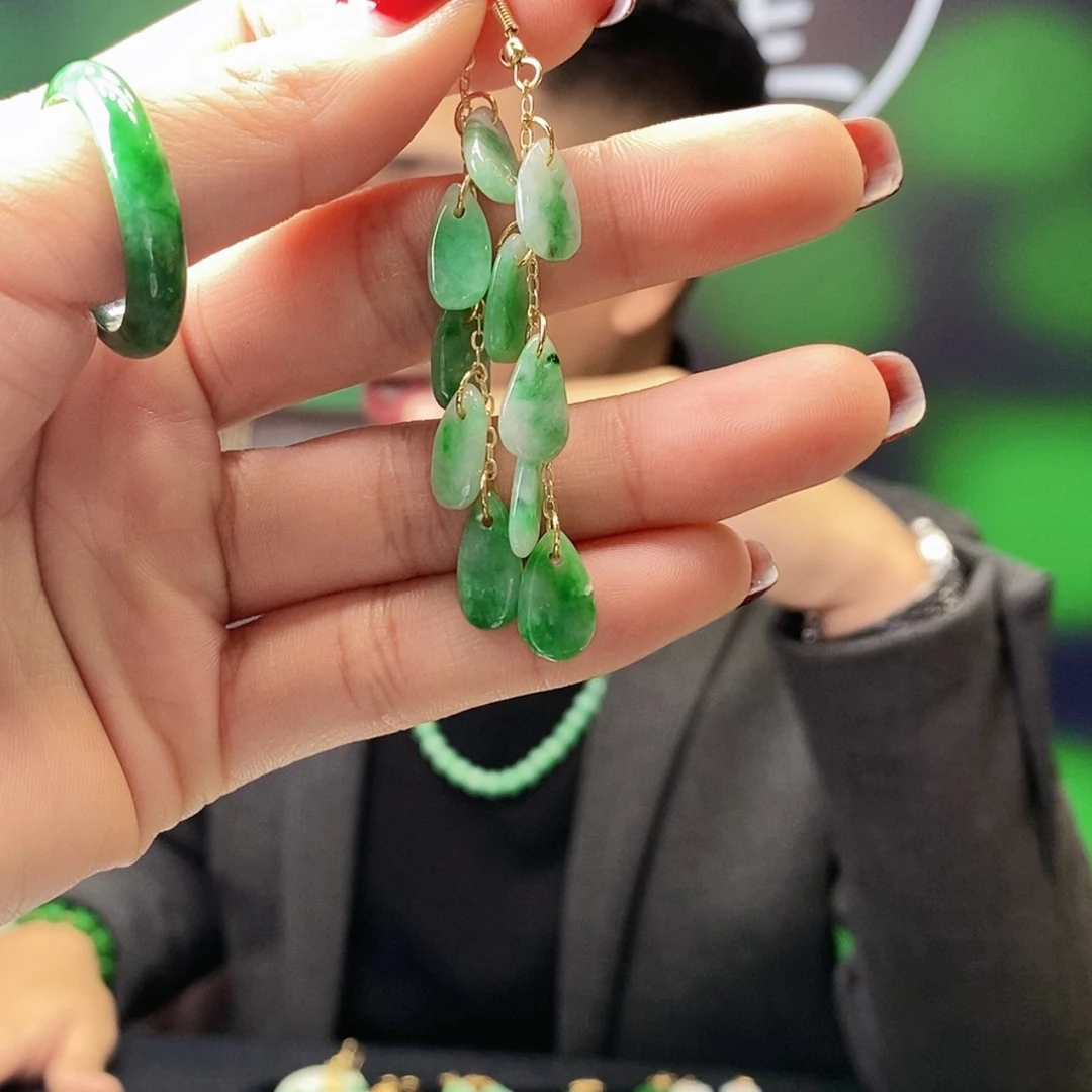 【闪购商品】翡翠耳饰未镶嵌多样性发货