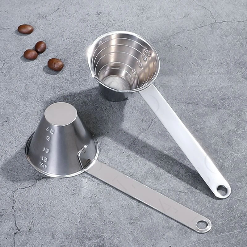 日本进口量勺不锈钢刻度量杯调料勺烘焙定量计料理刻度勺轻便耐用