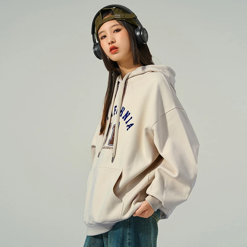 女童卫衣女孩洋气春秋爆款2023新款中大童印花套头时尚秋装上衣潮