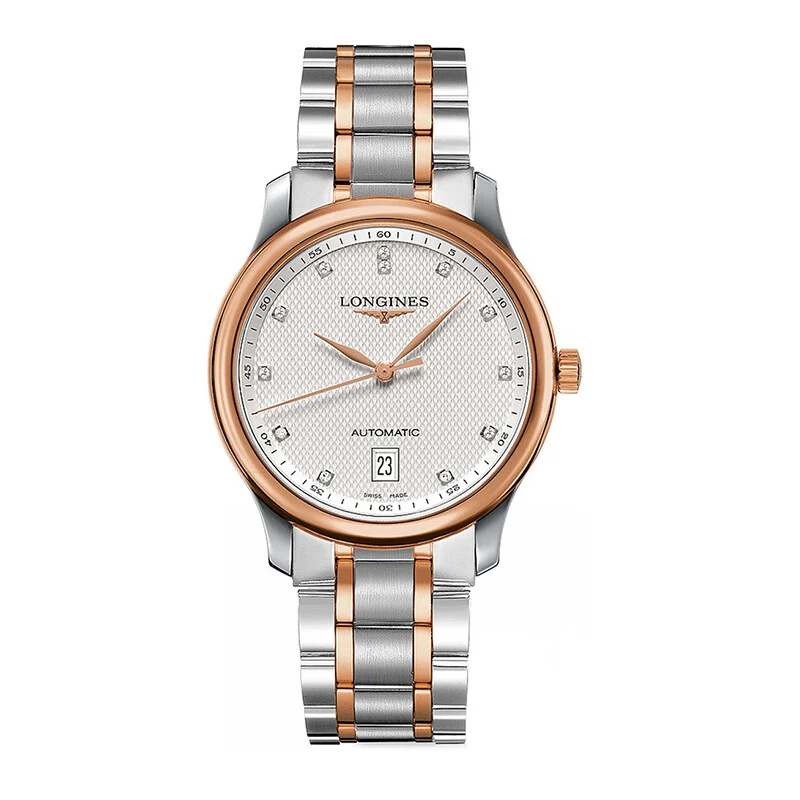 95新 Longines/浪琴 名匠/男士钻刻机械表/38.5mm/全套/公价30700