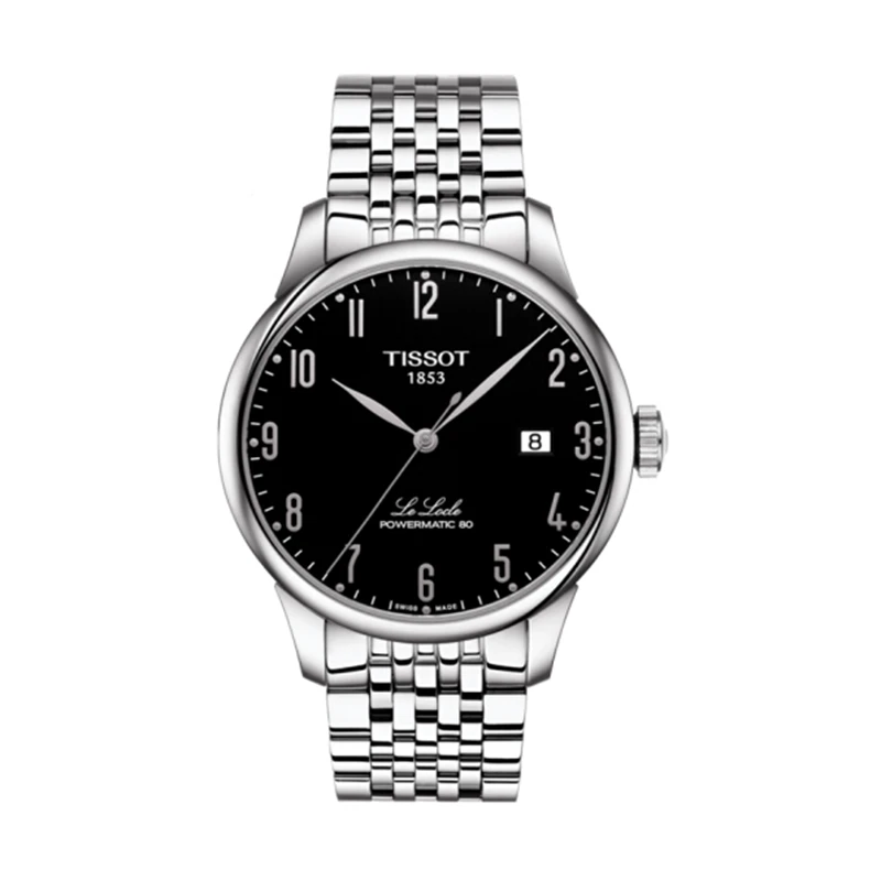 99新 Tissot/天梭 力洛克/男士简约机械表/39.3mm/单表