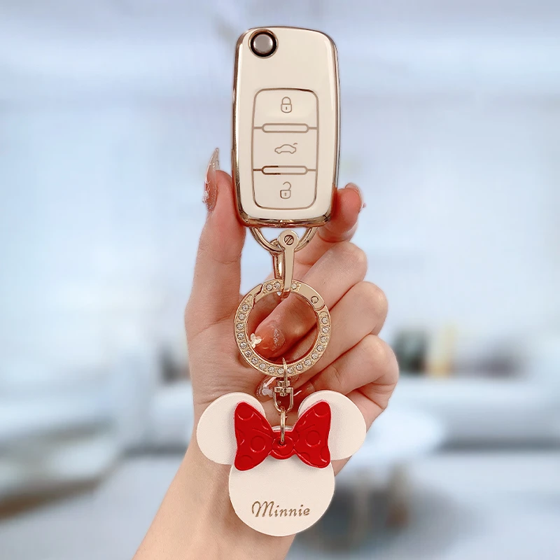 适用（大众）汽车钥匙套速腾途观朗逸车宝来polo探岳途岳高尔夫包