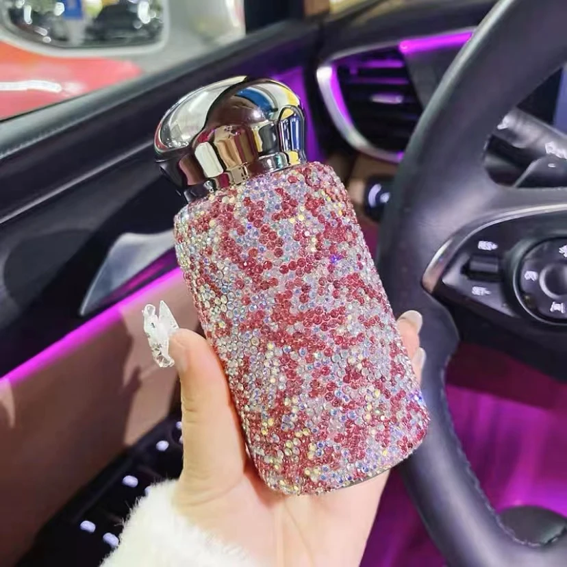 轻奢镶钻保温杯迷你小巧便携304不锈钢水杯高颜值ins网红款口袋杯