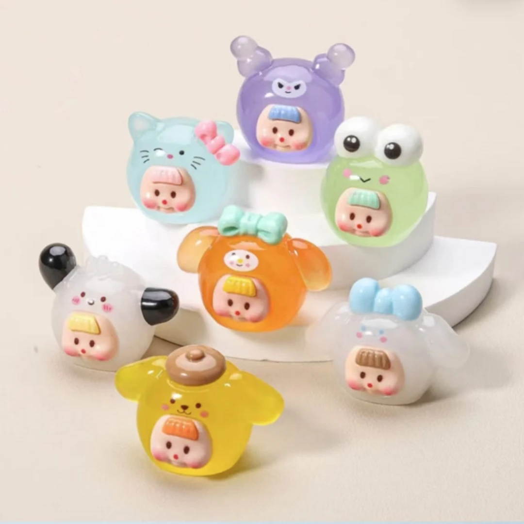 夜光三丽鸥多妹树脂diy配件桌摆件