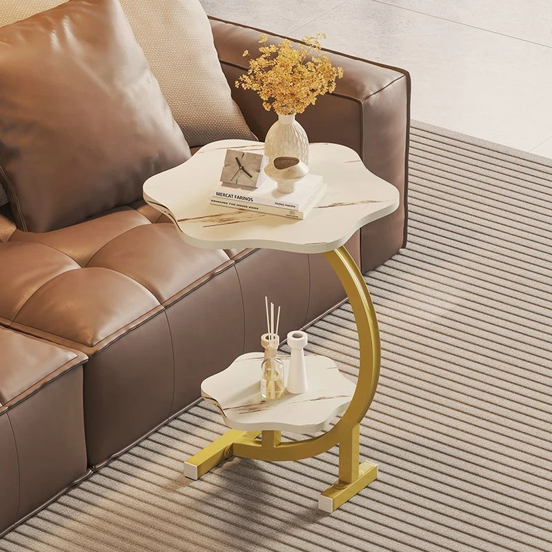 欧式轻奢双层边几现代小边桌客厅沙发小茶几简约网红ins风置物架