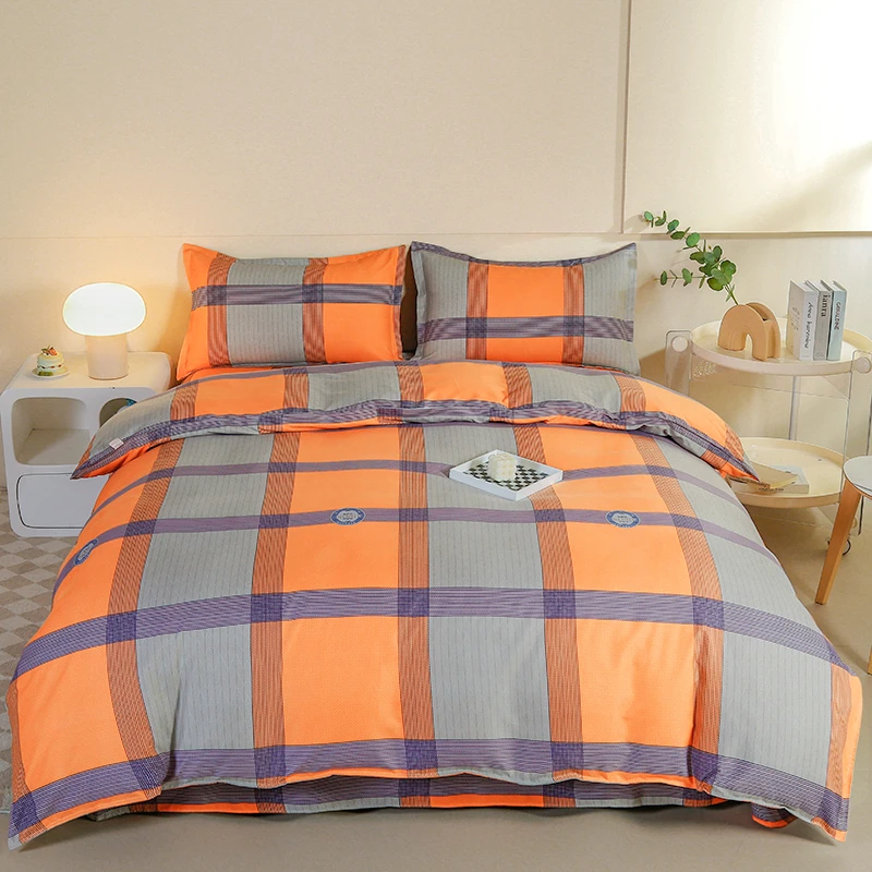 【辉煌一生单件被套】简约亲肤磨毛单人被套 双人被套学生宿舍被罩