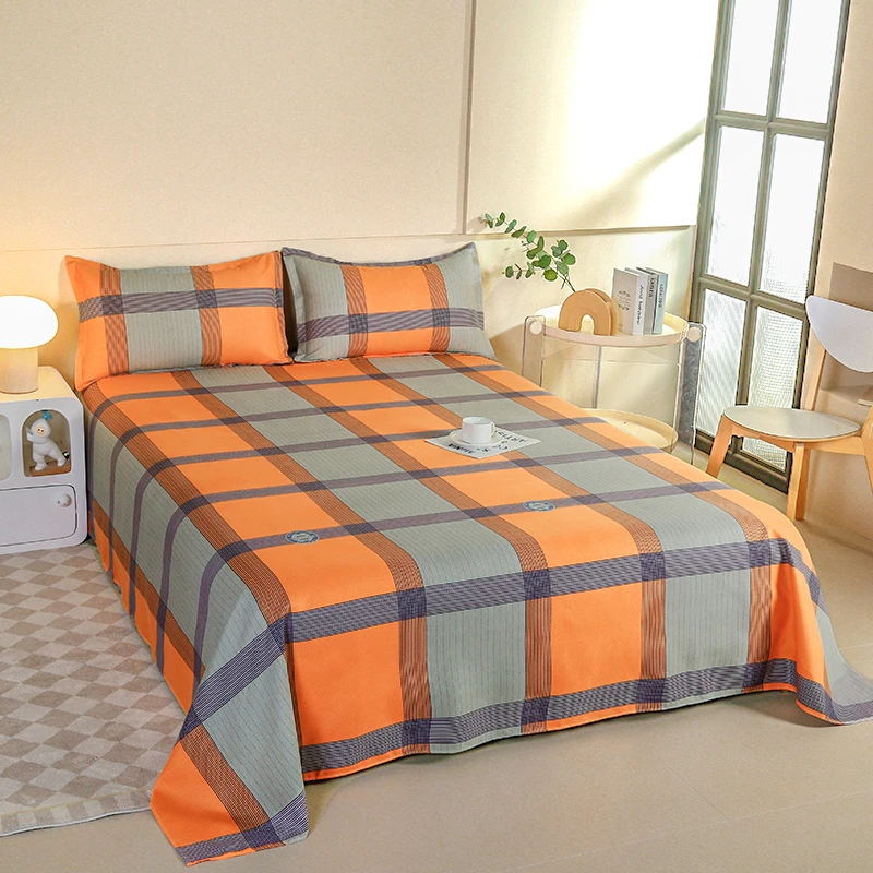 【辉煌一生2.3米三件套】宿舍床单230*230cm+一对枕套