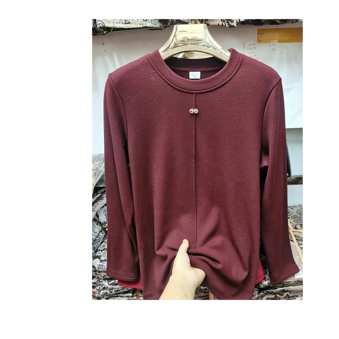 木禾家-（百搭加绒）女生冬季百搭简约小标保暖打底衣  23