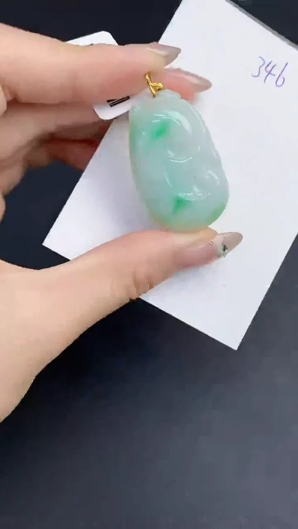 【闪购商品】翡翠颈饰18K金镶嵌0000000000