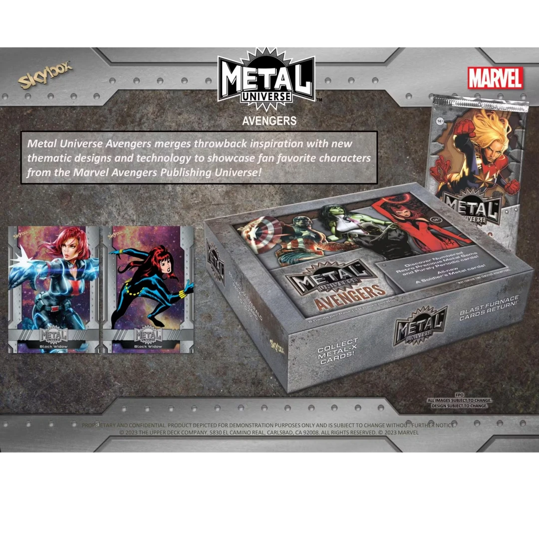 2024 Upper Deck Marvel Avengers Metal系列 收藏卡盒
