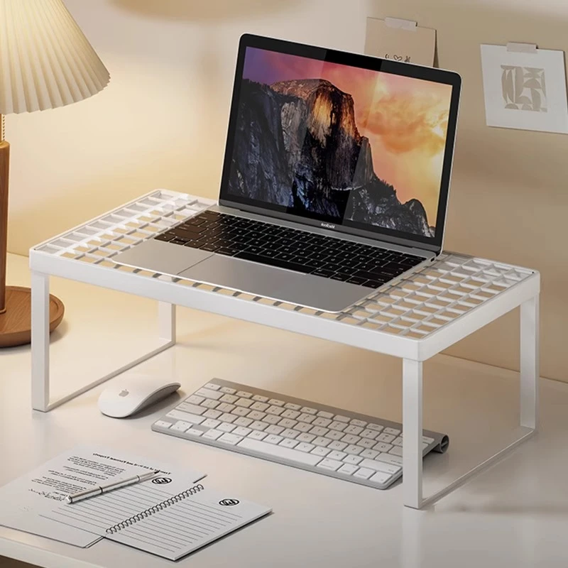 笔记本电脑支架镂空散热底座烧烤架办公家用桌面显示器屏幕增高架