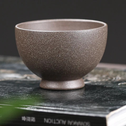 原矿松花泥圆口杯主人杯青段杯
