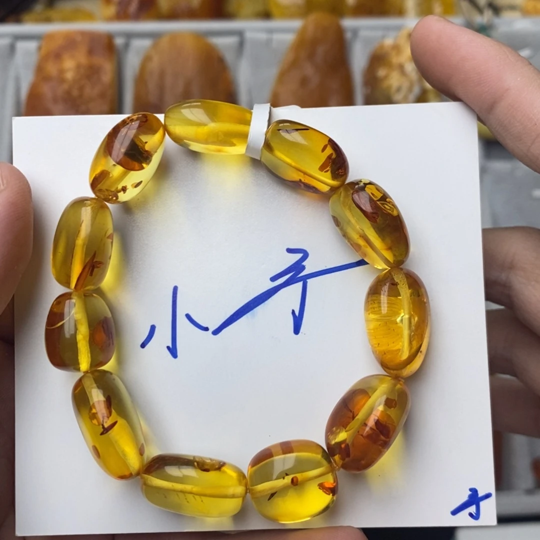 琥珀裸石未镶嵌用****6