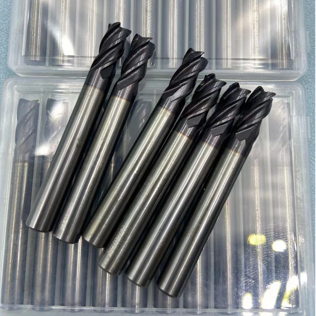 进口OSG钴领特高硬铣刀D6*55L锋利耐磨肯纳D14*80L特高硬粗皮铣刀