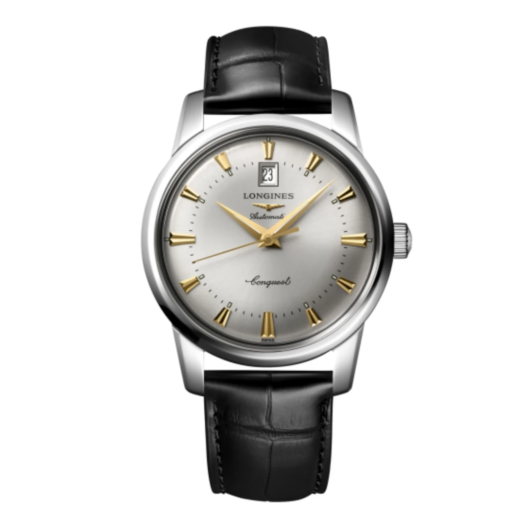 95新 Longines/浪琴 复古系列40表径/全套/公价20800男士经典防水