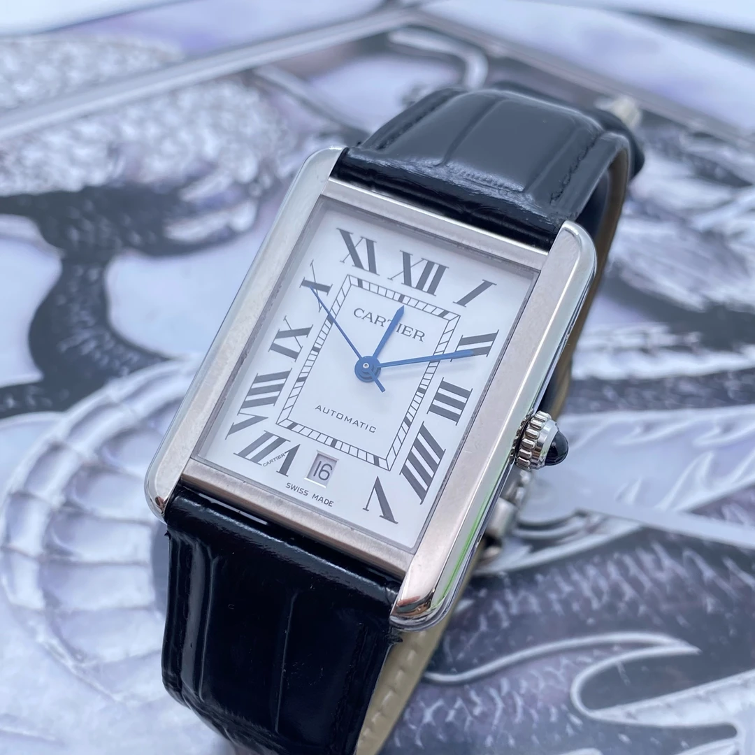 95新 Cartier/卡地亚 卡地亚坦克系列/自动机械/公价32100