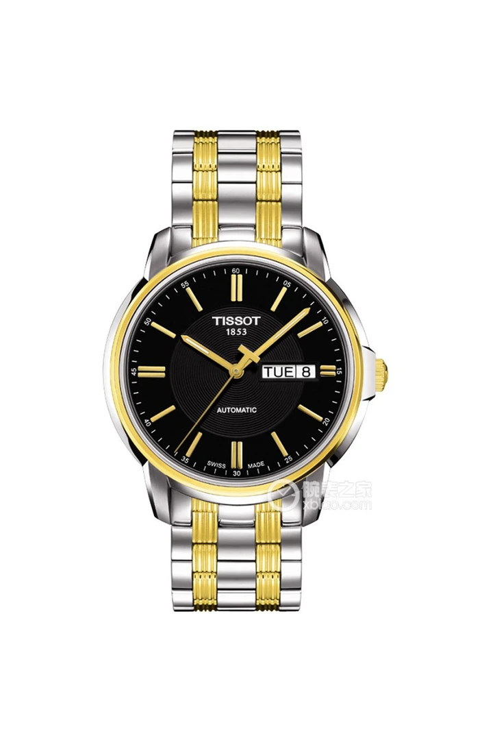 95新 Tissot/天梭 名奢/天梭恒薏钢带镀金/表径39/公价5350