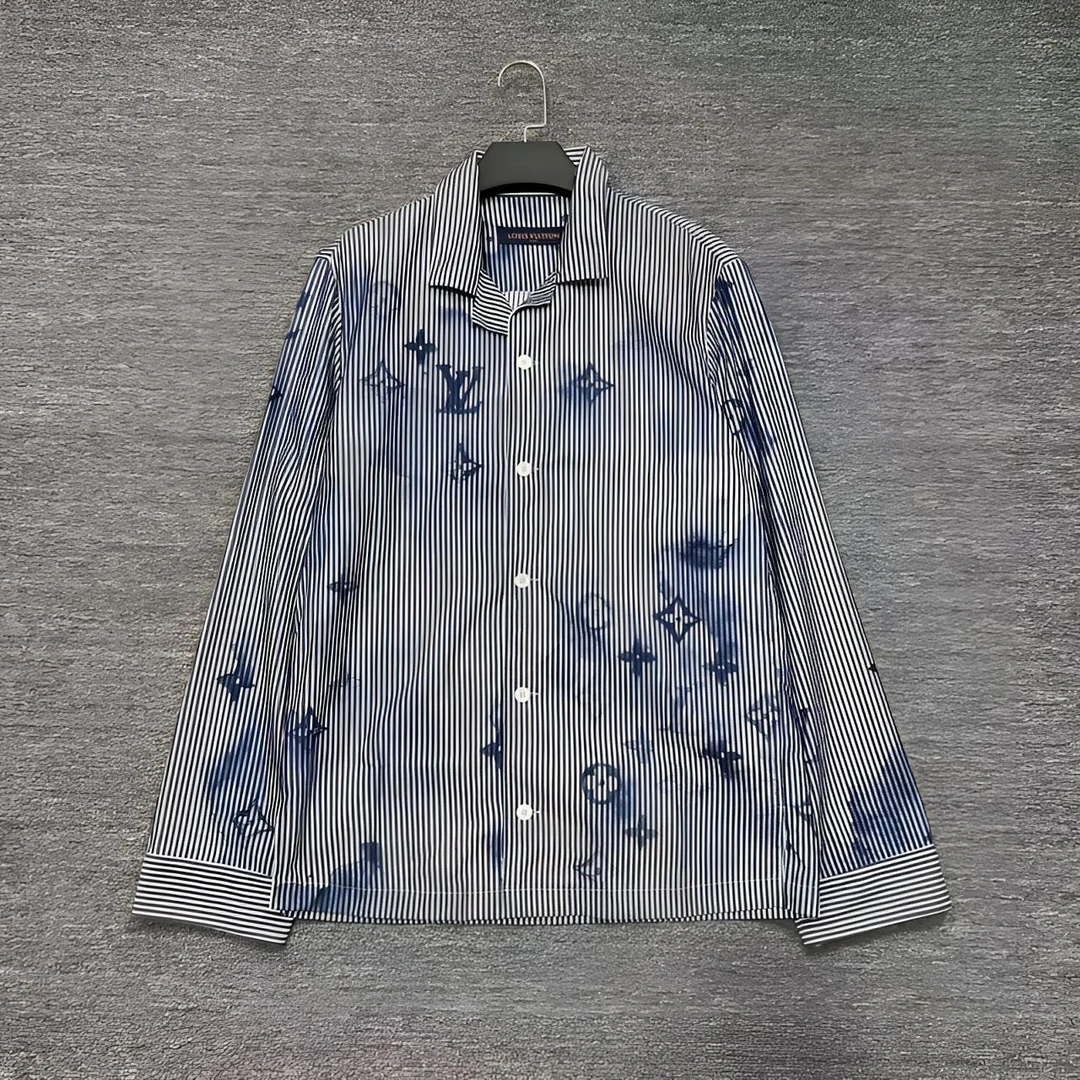 LouisVuitton /LV水墨条纹衬衫/XS/全新仅试穿/dw9999