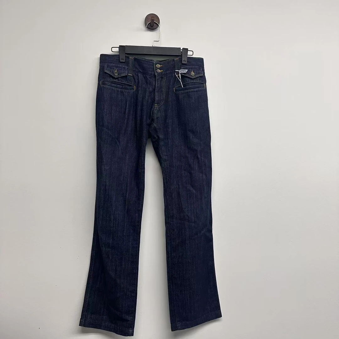 99新  复古蓝色牛仔裤/46码