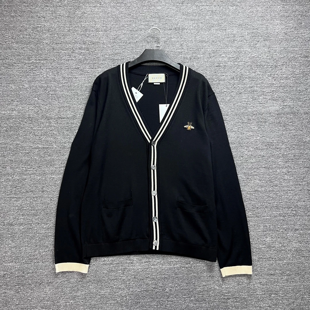 Gucci/古驰蜜蜂针织开衫/XL/99新/公价8200