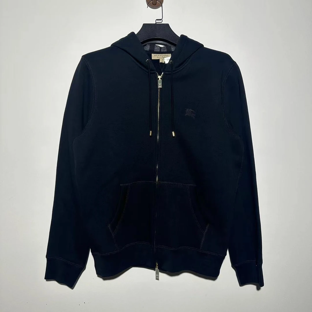 Burberry/巴宝莉战马刺绣拉链帽衫/L/全新