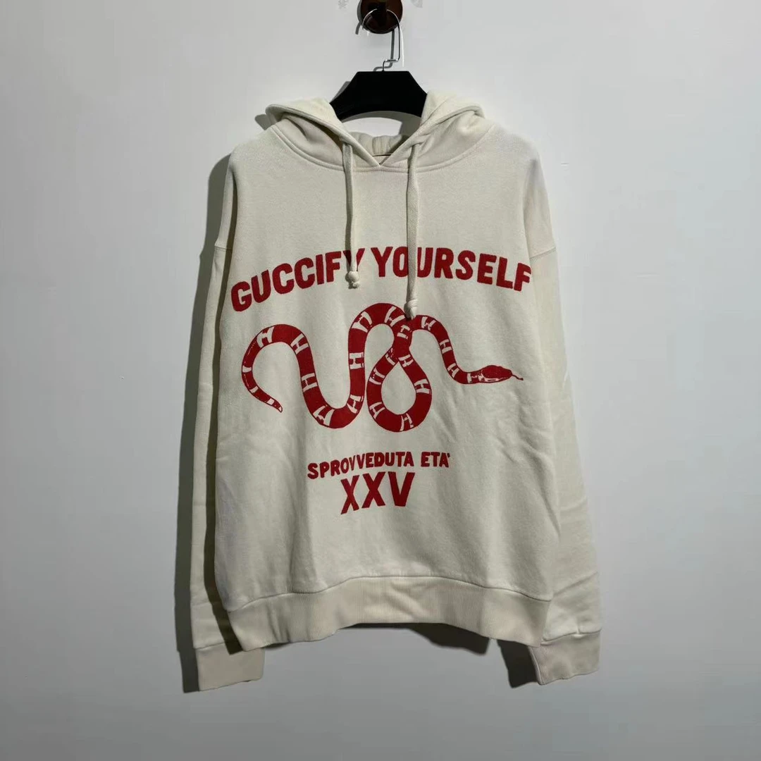 95新 GUCCI/古驰 灵蛇帽衫/S码