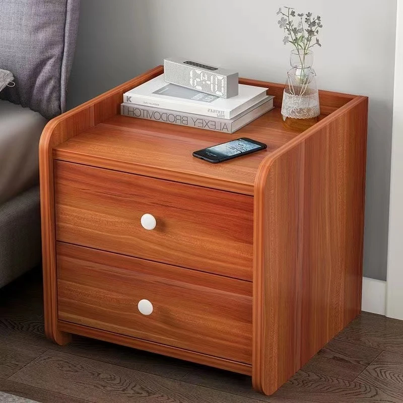 龙谋现代简约床头柜抽屉式置物架简易收纳储物柜【15cm】无抽