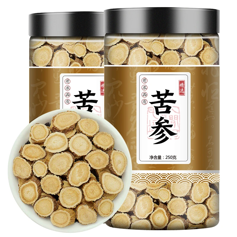 苦参中药材250g叶菜苦参苦参根泡水苦参片正宗原生挑选 日晒 精选