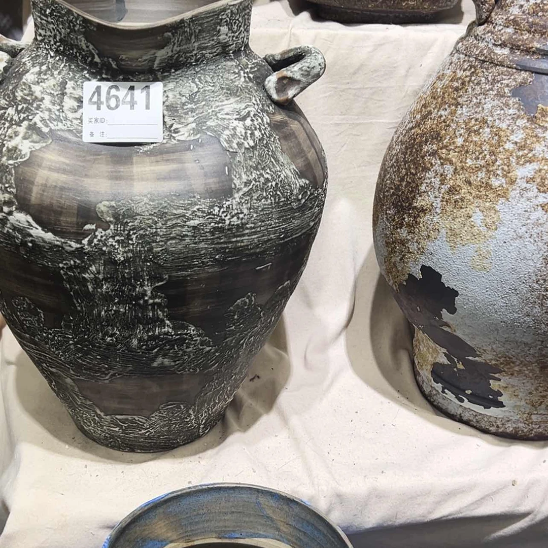 【闪购商品】瓶4641高35口13陶瓷花瓶无孔