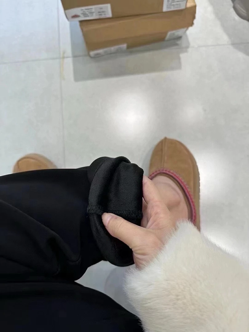 时尚百搭加绒显瘦筷子神裤潮流长裤