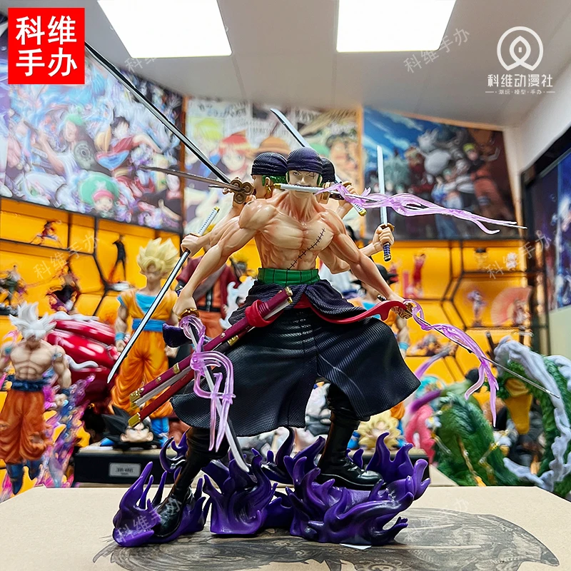 【科维潮玩】战斗九刀流索隆30cm彩盒海贼王手办潮玩摆件现货直发
