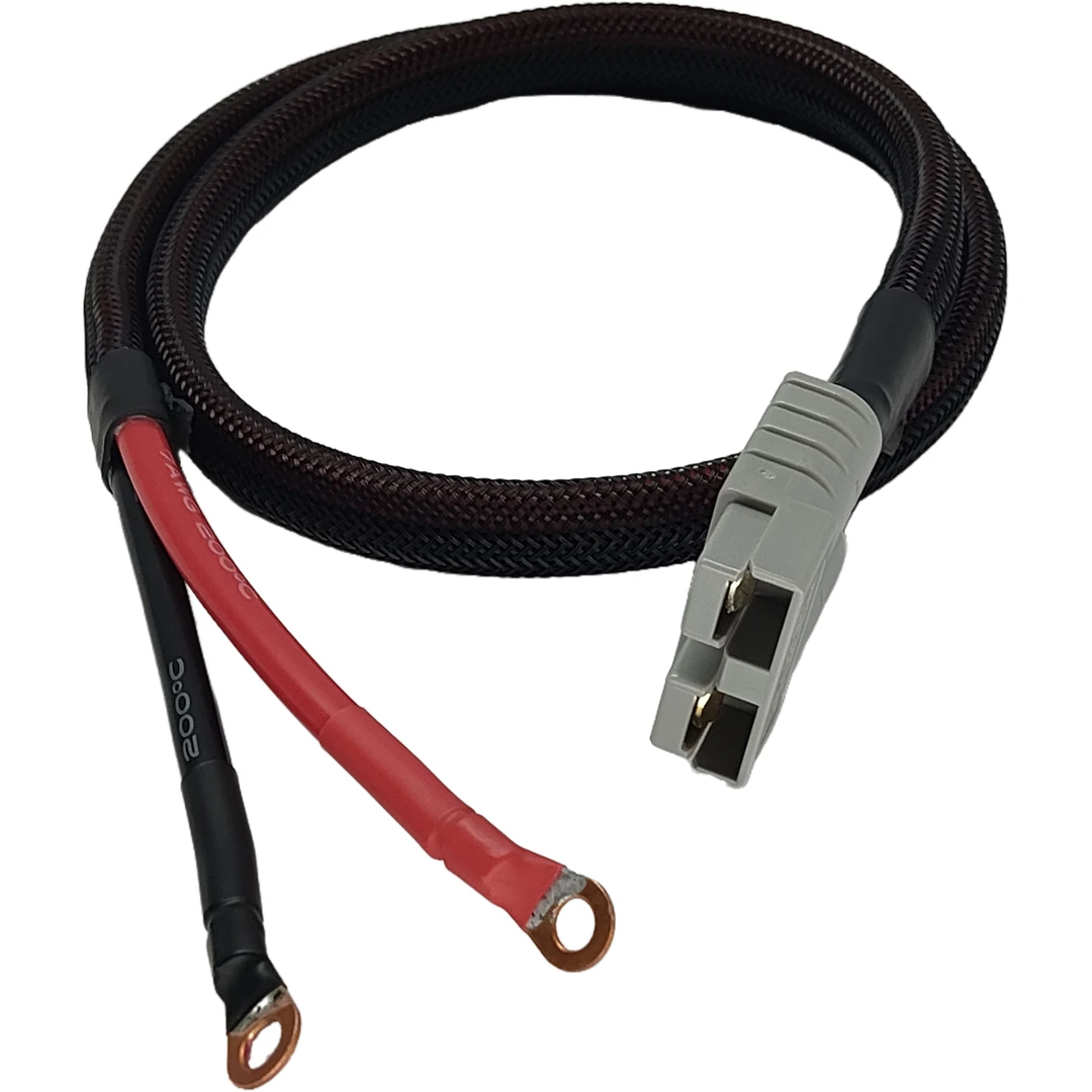 电动车安德森50A插头鼻子转换插头电动车房车电池电瓶电源连接线