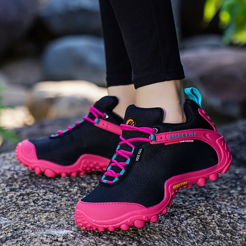 麦乐户外登山鞋男女徒步鞋秋冬新款防水布保暖防滑耐磨情侣爬山鞋